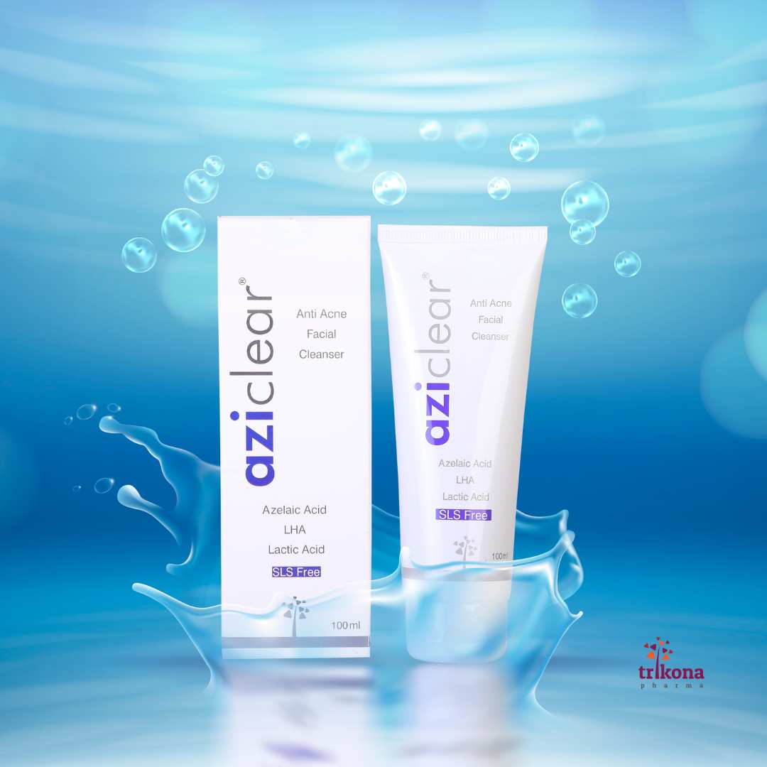 Aziclear Soap-free Anti-Acne Facial Cleanser 100ml - Image 5